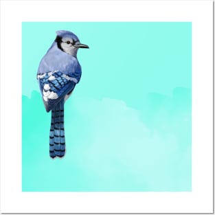 Bird blue Posters and Art